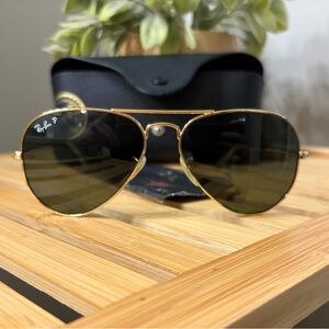 Ray-Ban Women’s Gold Frame Sunglasses